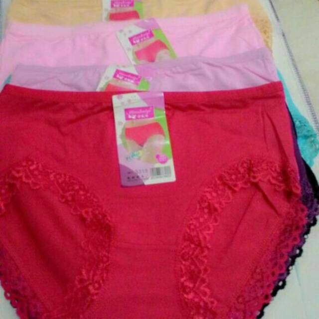 Celana Dalam Wanita Renda Lembut,Best Seller cd renda impor L fit XL
