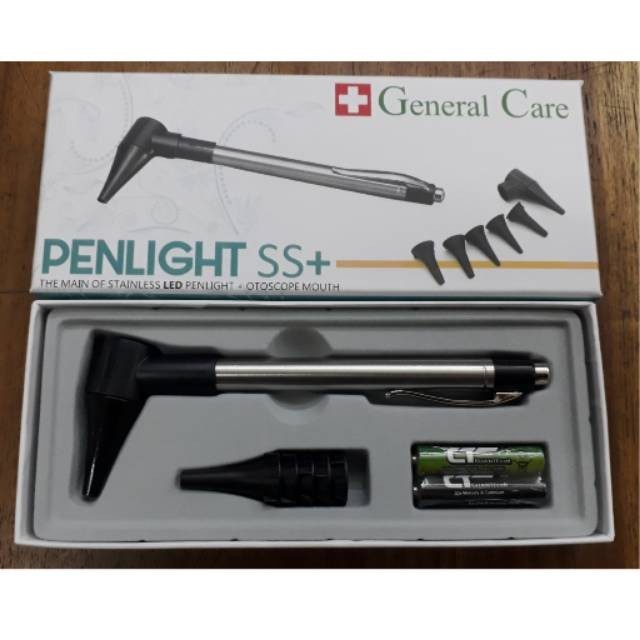 Otoscope + Penlight SS General Care LED / Alat Cek THT General Care GC