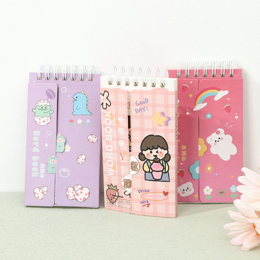 Notebook Kosa Kata Nanas Portable Belajar Kartun Jurnal Diary Mini Notepad