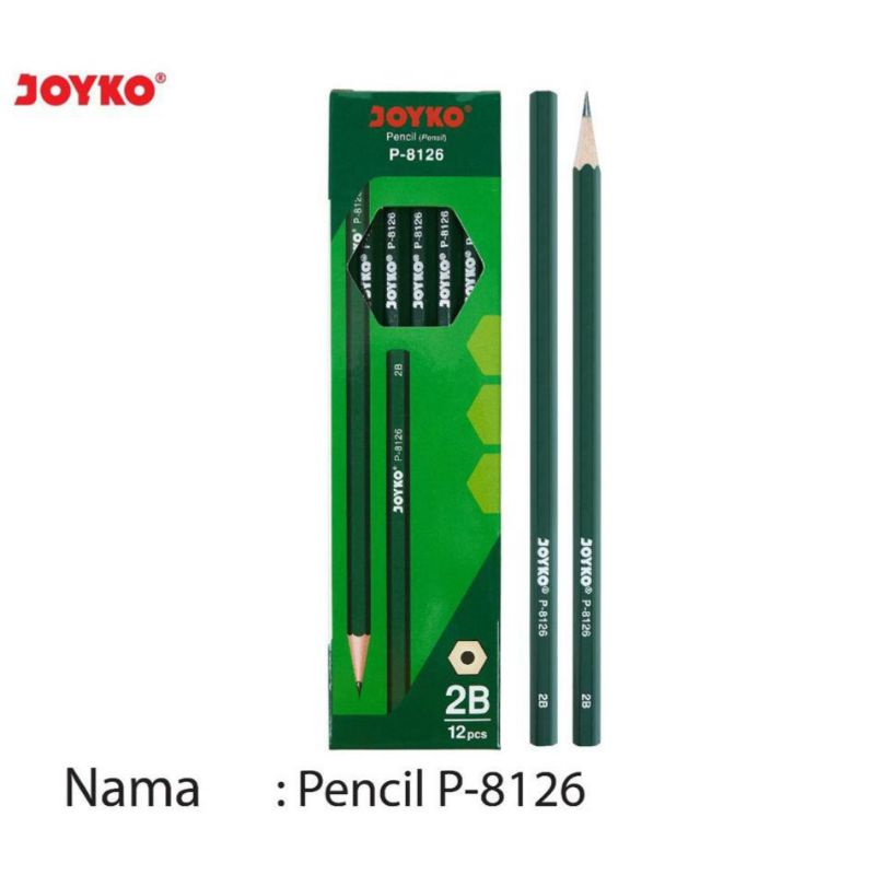 

Pensil Pencil Joyko P-8126 2B (12 Pcs)