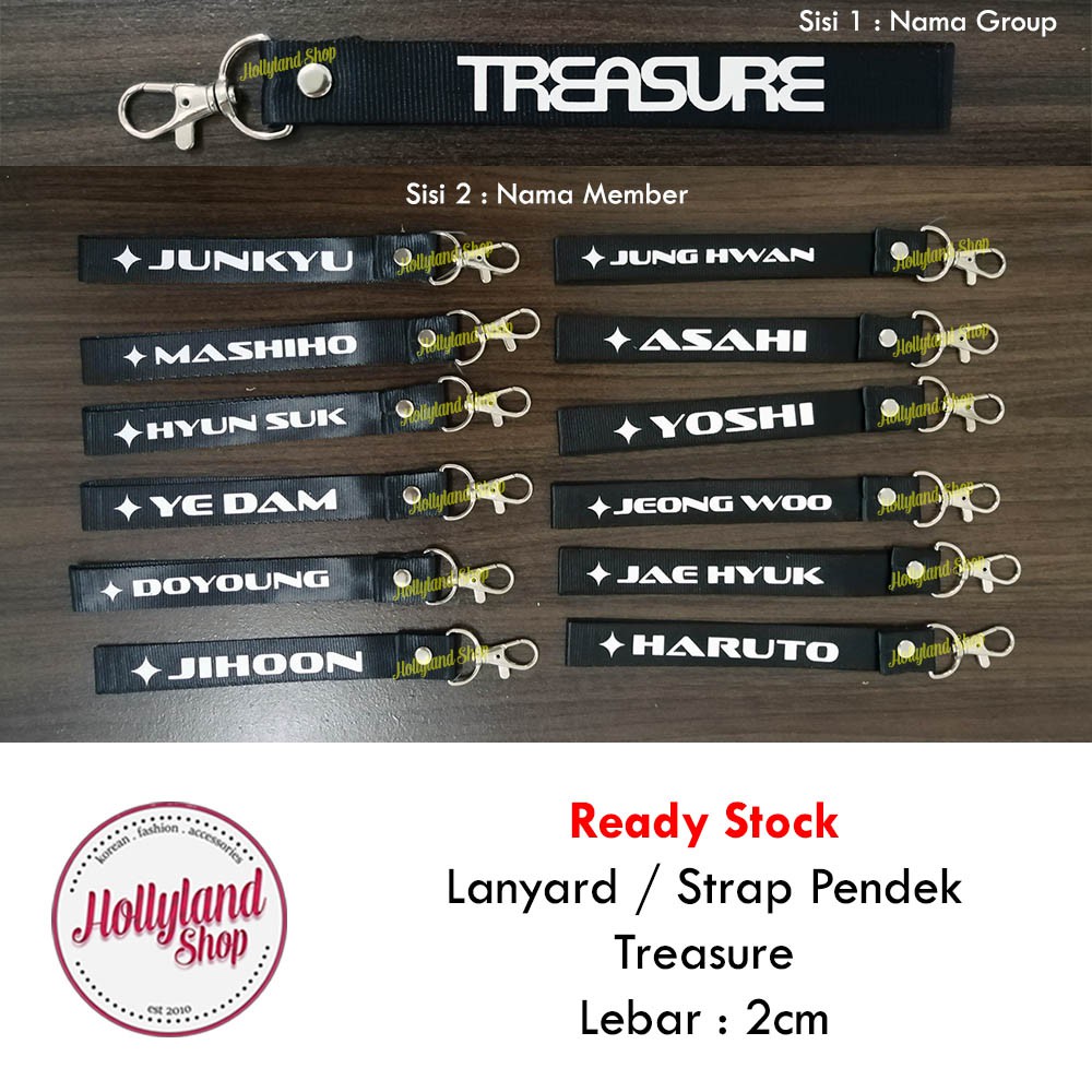 

Lanyard Strap Gantungan Tali Pendek Treasure Member Unofficial