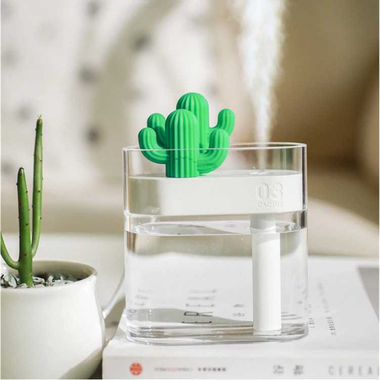 (100% BARANG ORI) Sothing Air Humidifier Ultrasonic Desain Kaktus 160ML-319