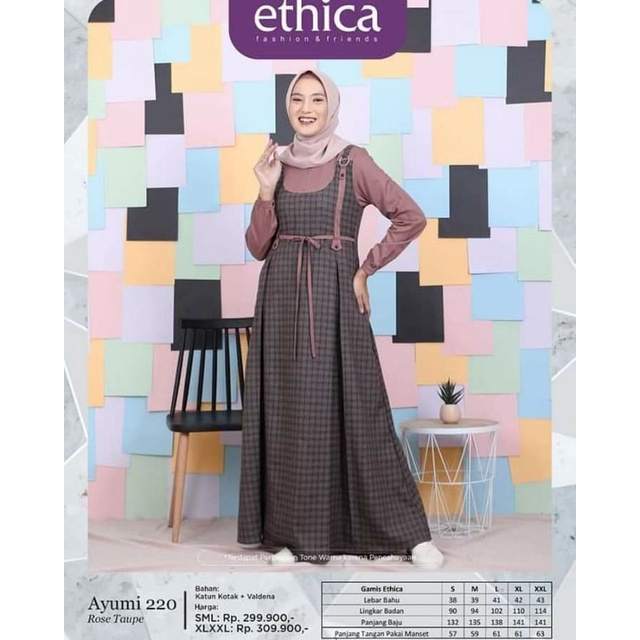 Gamis Ayumi 220 Rose Taupe