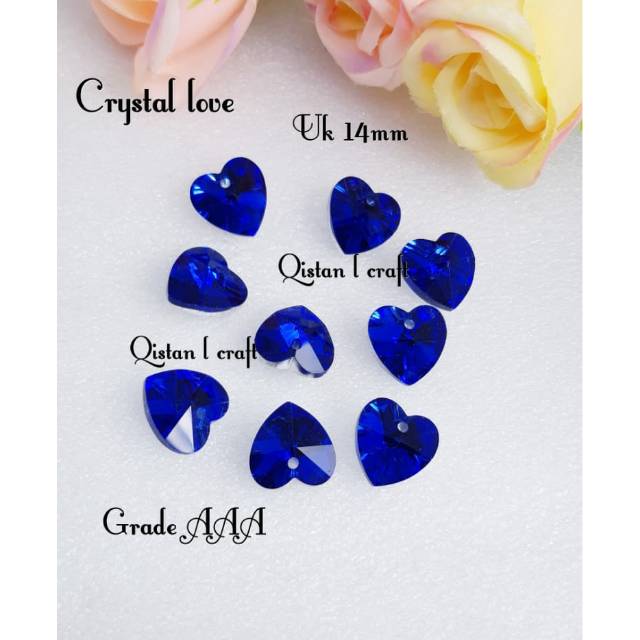 Crystal love biru tua