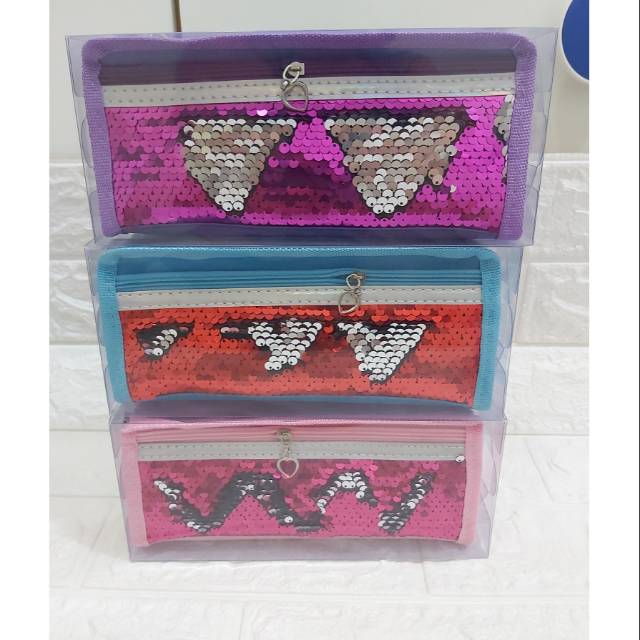 

Tempat pensil sequin 2 sleting