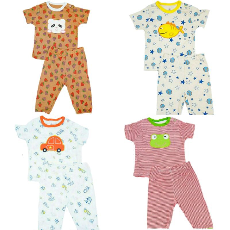 SALE Baju Baby / Bayi Set Panjang Pendek 6 Bulan
