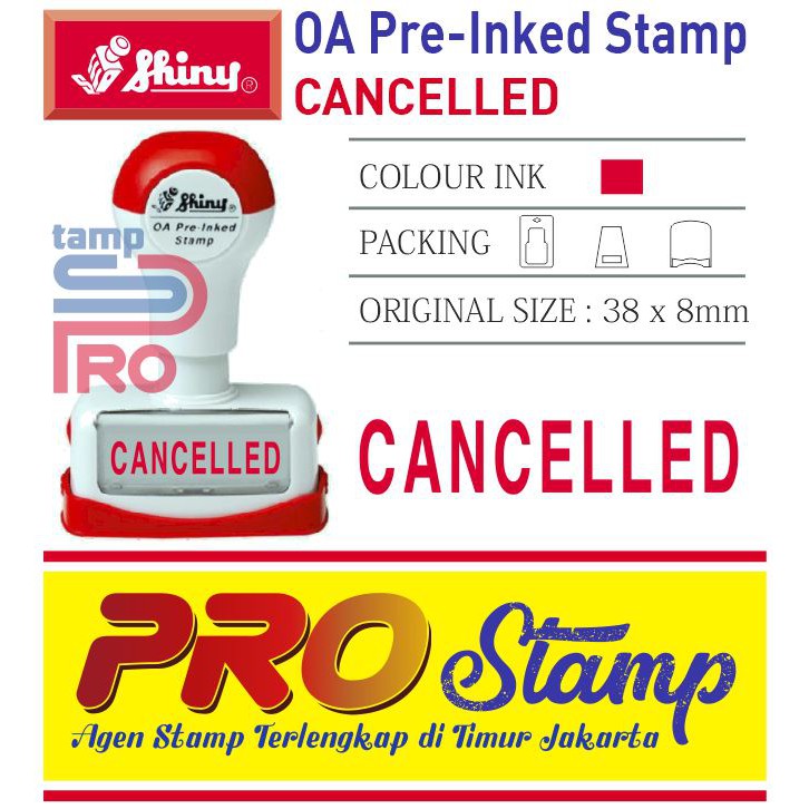 

Stempel OA Pre-Inked / CANCELLED