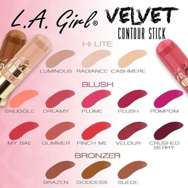 LA GIRL VELVET COUNTUR BLUSH STICK @MJ