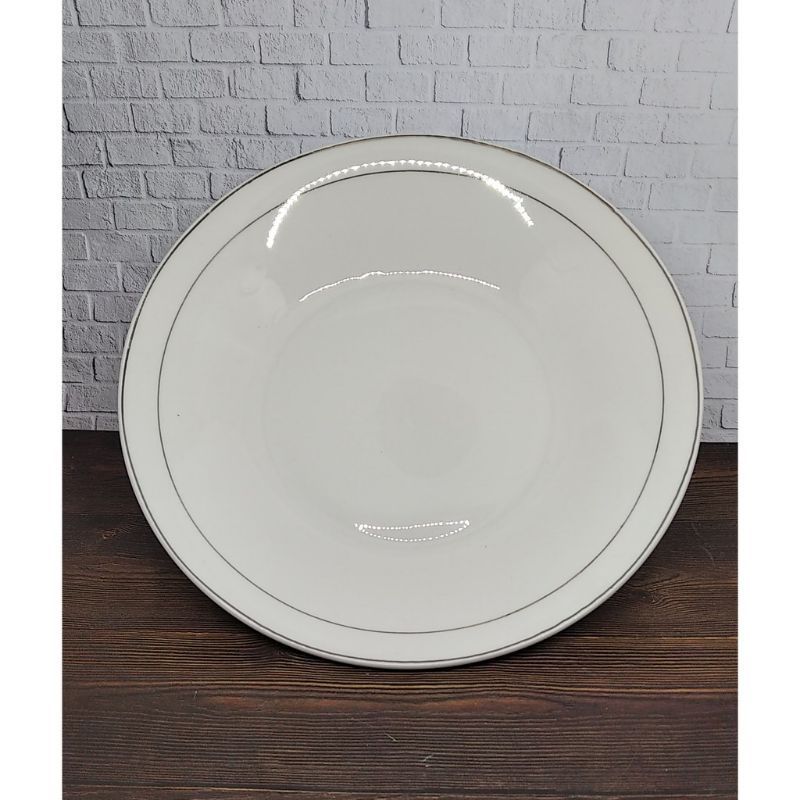 PIRING MAKAN HOTEL 6 PCS PIRING MAKAN KERAMIK BELING TEBAL POLOS