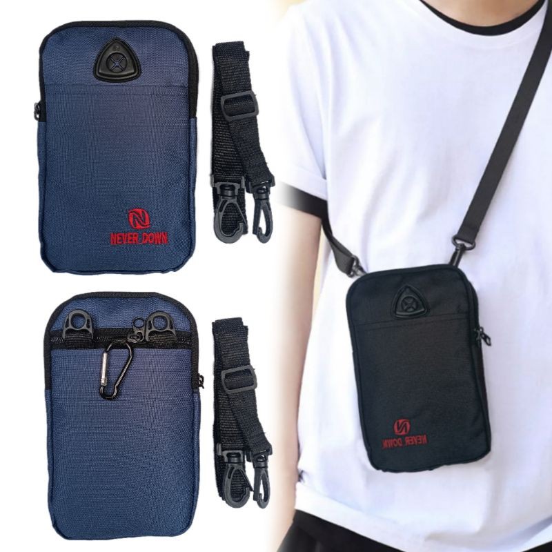 tas selempang pria terbaru - tas pinggang pria - tas sabuk pria - sling bag mini pria - tas hp