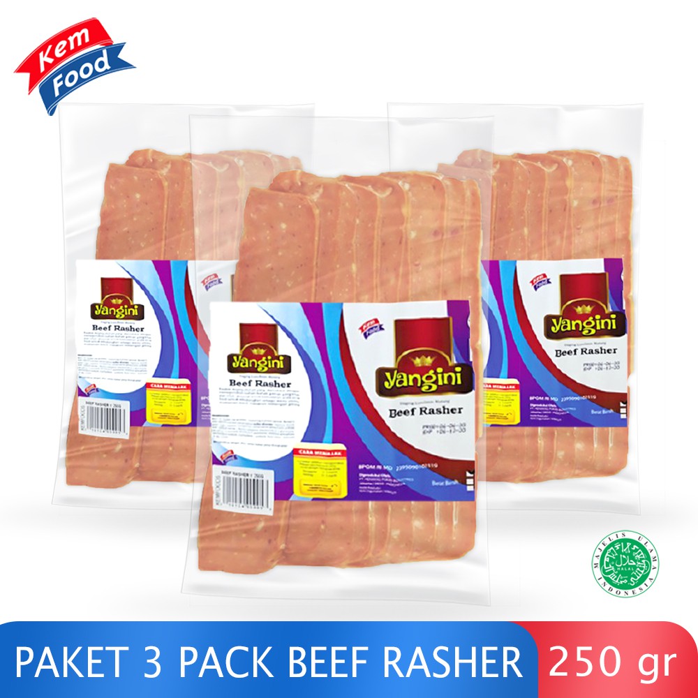 

Beef Rasher Yangini 250gr - Buy 2 Get 3