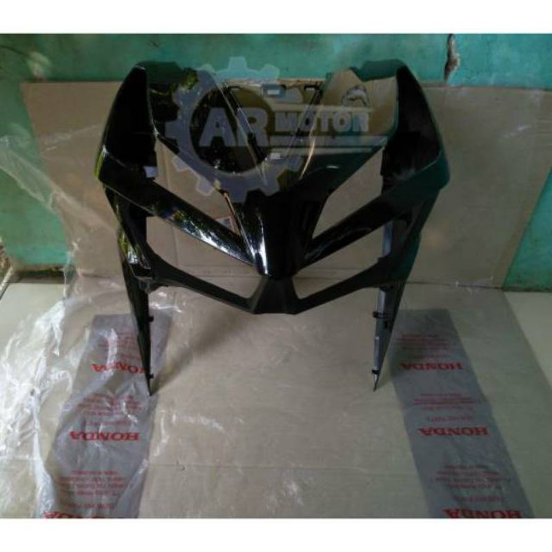 Paketan full set Body Depan sayap Tameng garnish lampu Vario 125 150 New 2018 2019 Hitam glosy