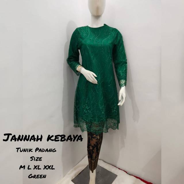 Kebaya Tunik Tulle Padang / Kebaya Modren TERBARU