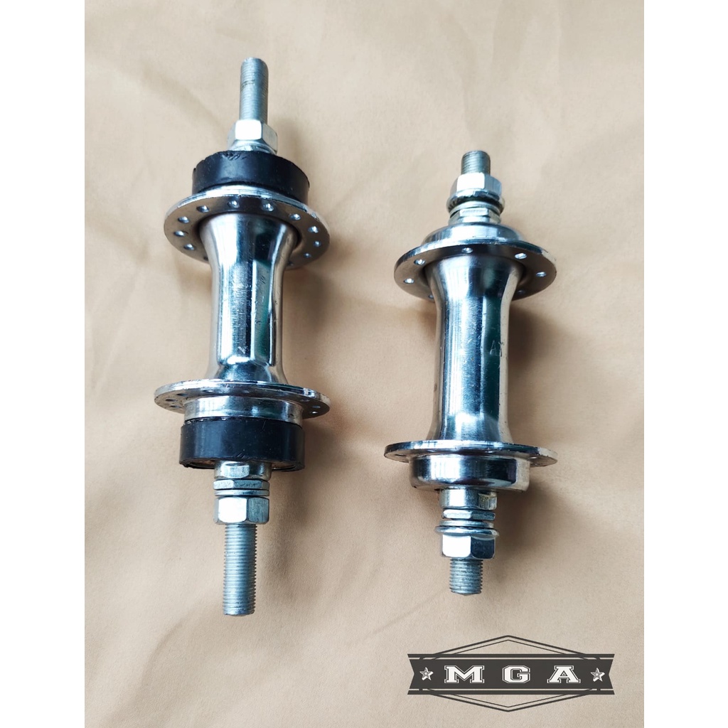 Hub / Bos Sepeda Hole 20 Depan Belakang Model Drat / Ulir