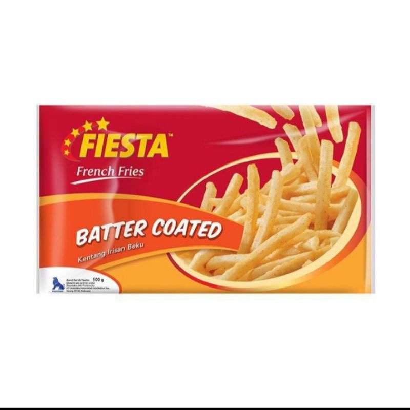 

French Fries Fiesta Batter Coated 500gr | Kentang Goreng