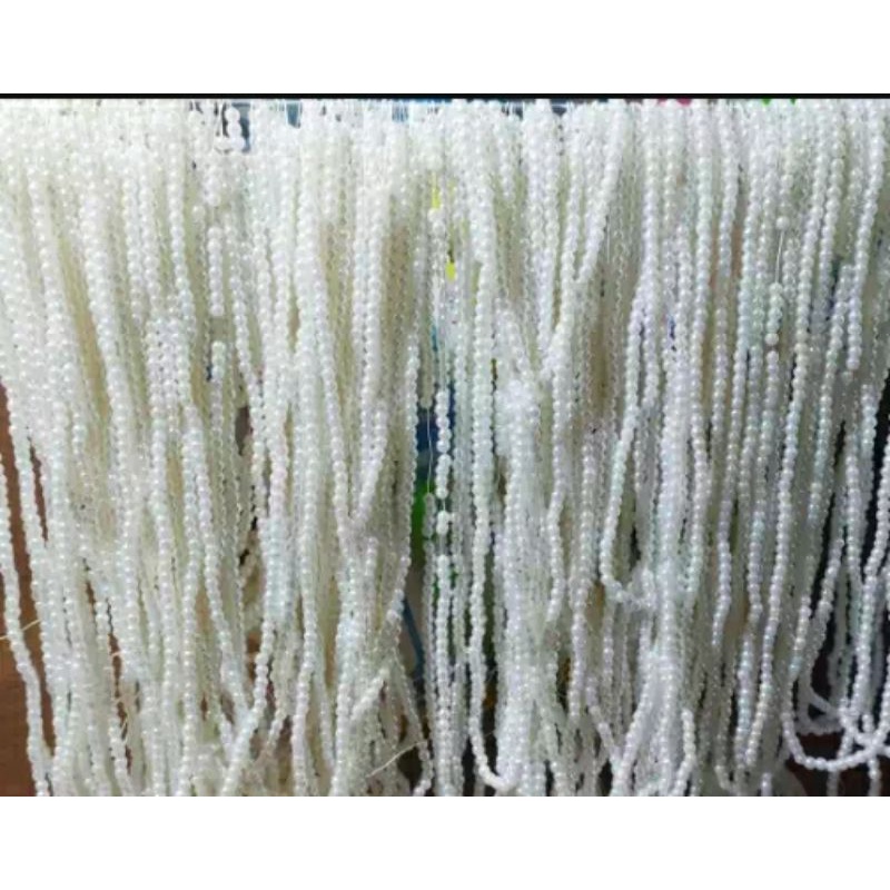 

mutiara ukuran besar 14 mm 1 renceng isi 100 biji