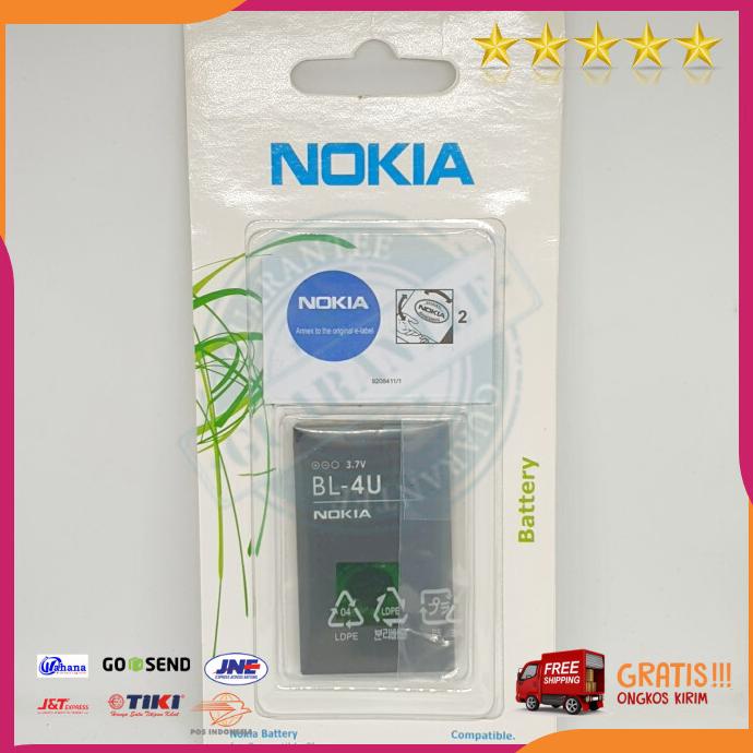 Acc Hp Baterai Nokia Bl 4U 3120C N206 Asha 210 8800 Sapphire Arte