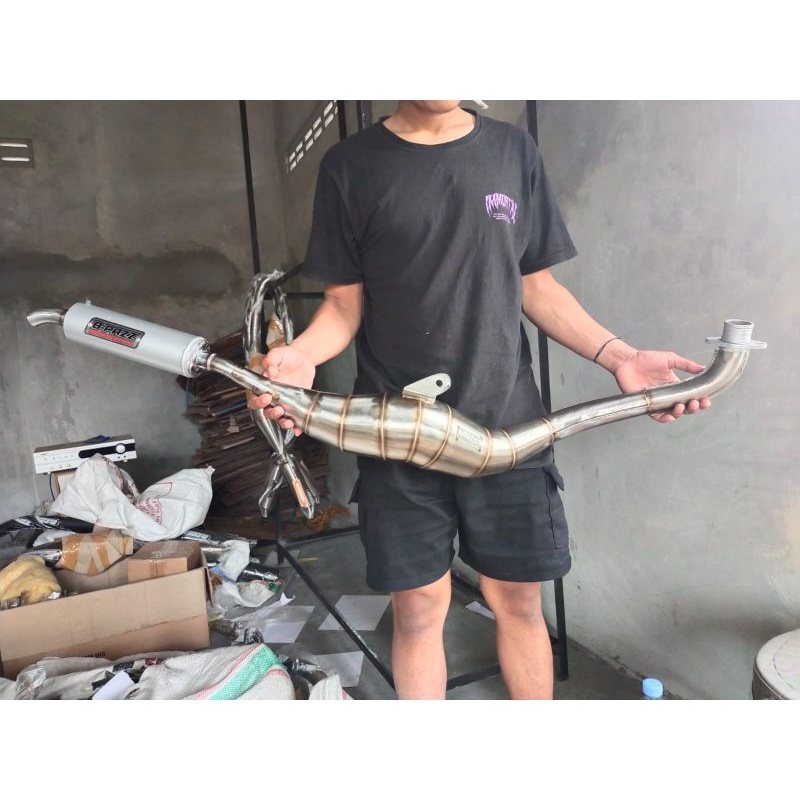 Knalpot Bpazz Fiz R Scorpio Stainless Asli Original