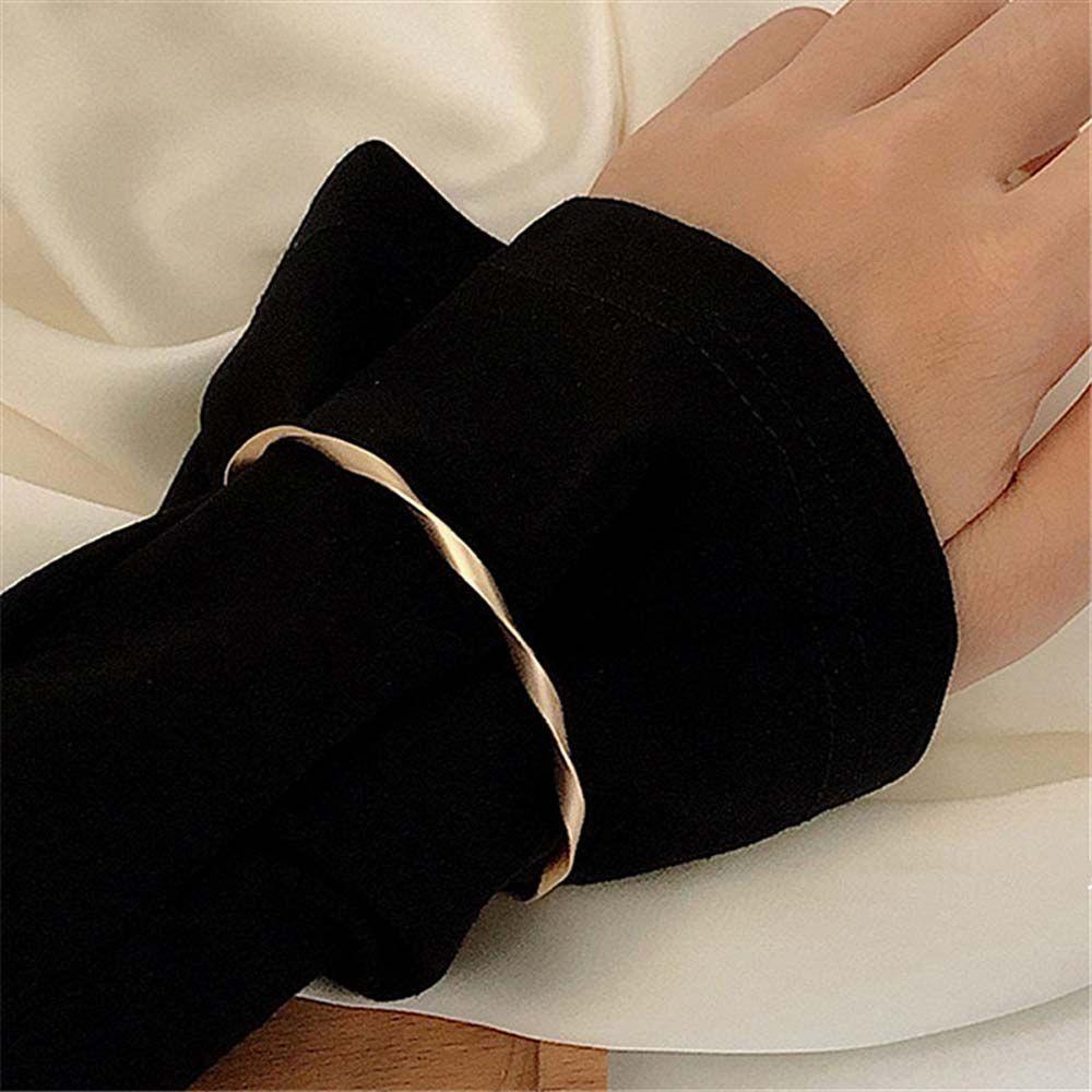 Mxbeauty Wanita Gelang Elegan Adjustable Hadiah Pembukaan Geometris Temperamen Teman Bangles