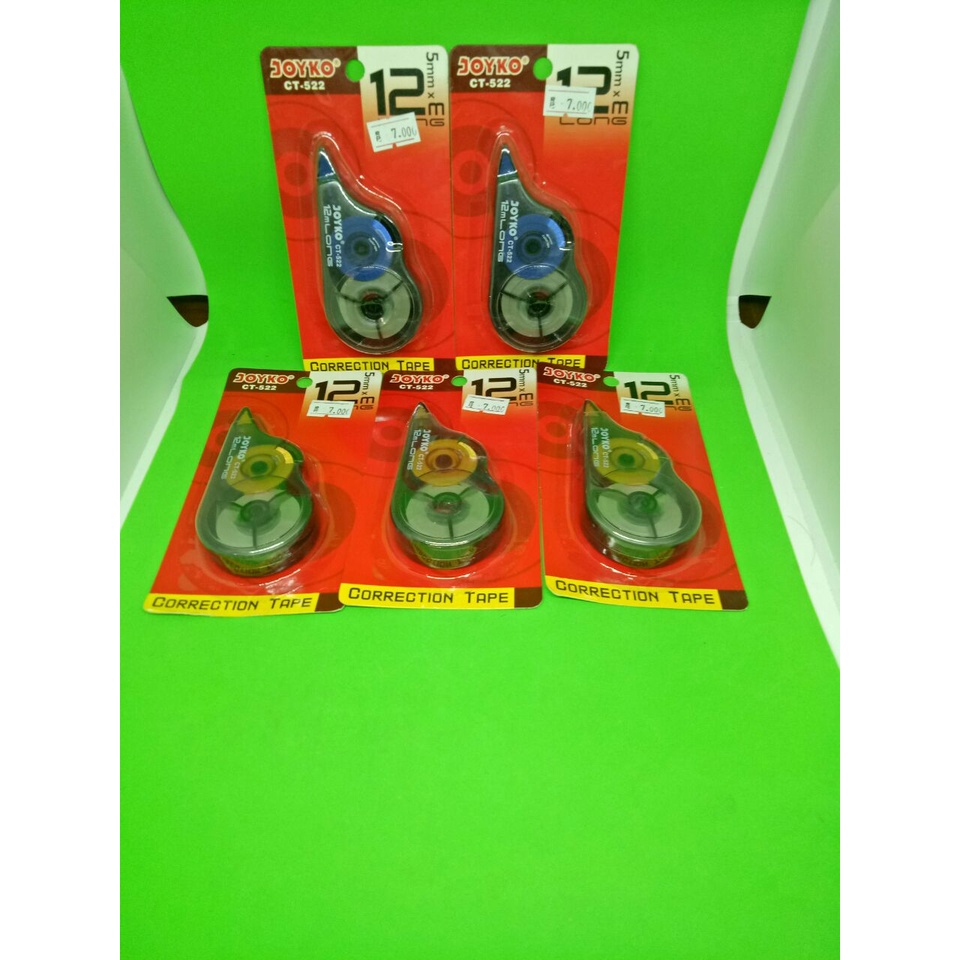 

Tipe X Joyko CorrectionTape Kertas CT-522 5mmx12m