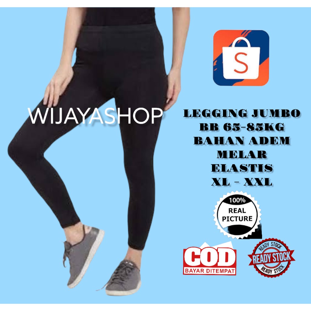 Legging Jumbo Polos Panjang BB Max 85KG