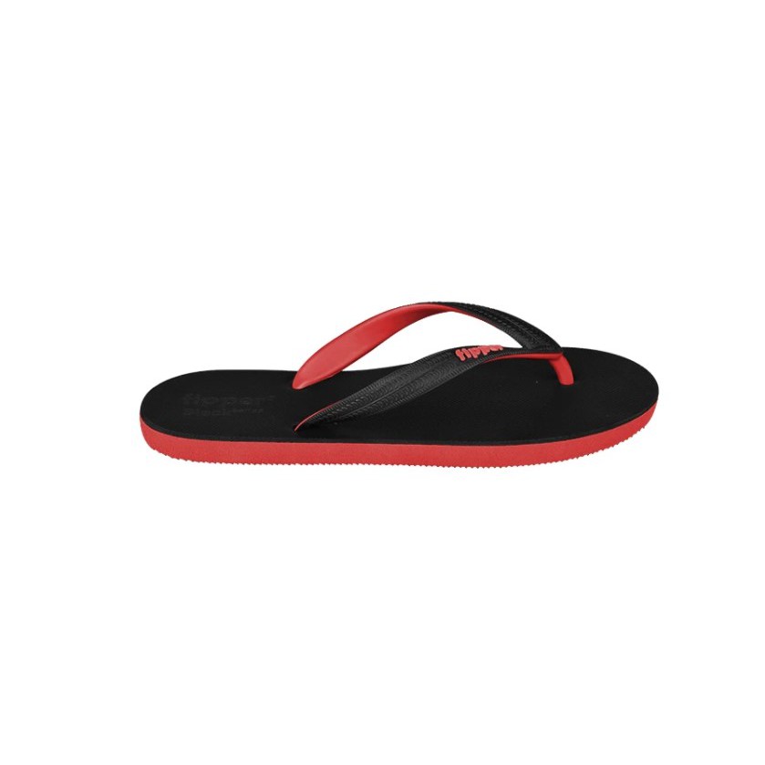 Sandal Fipper Black Series M Black Red Original