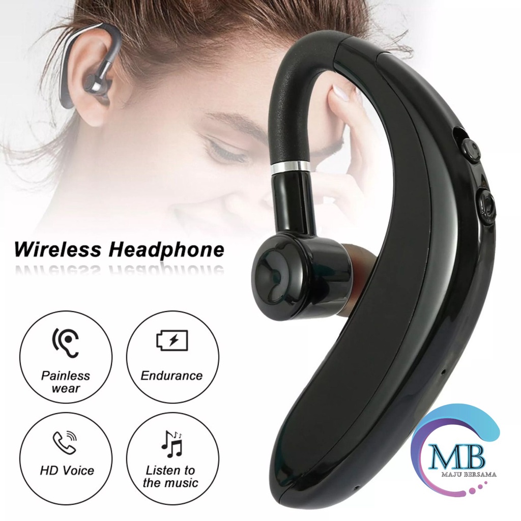 BM029 Headset earphone bluetooh wireles single S109 busines for oppo xiaomi vivo etc ORIGINAL MB2155