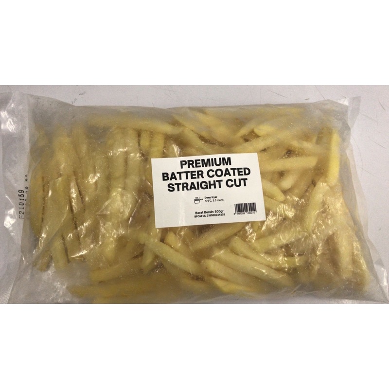 

Kentang Batter Straight Cut 800 Gr
