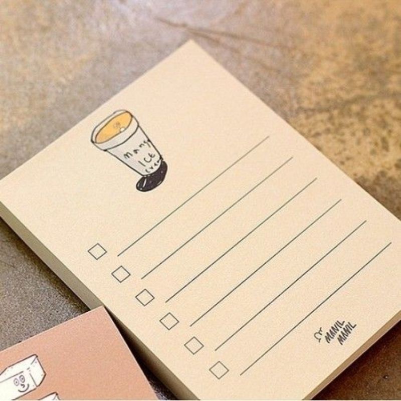 

NOTE / STICKY NOTE CUSTOM DESIGN