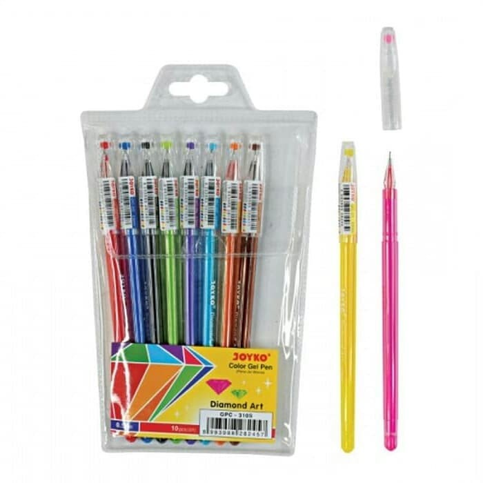 

Star [ Set ] Pulpen Warna Color Gel Pen - Joyko Gpc-310S 10 Warna Murah! Bergaransi