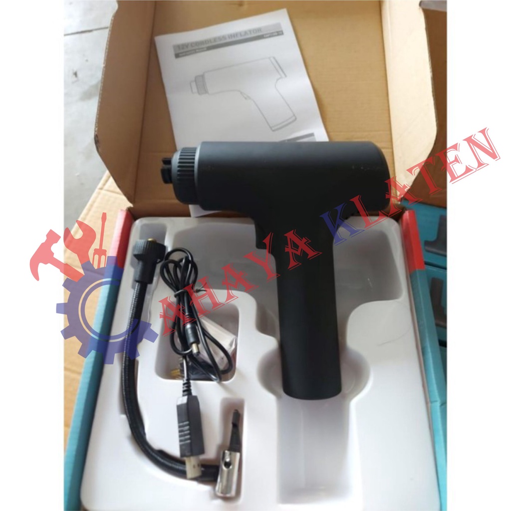 Pompa Ban Portable Modern - Cordless Tire inflator kompresor min