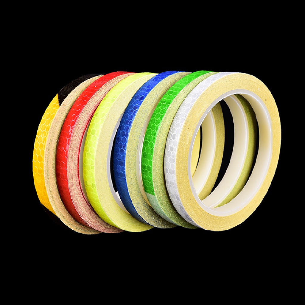 Stiker Strip Reflektif Fluorescent Untuk Sepeda Mtbmotor