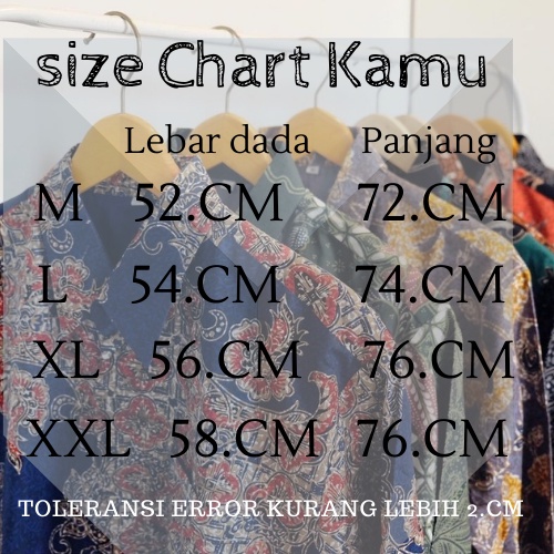 Atasan Kemeja Batik Pria Dewasa Lengan Panjang Baju Kondangan Kerja Kuliah Pakaian Pria Kekinian Termurah
