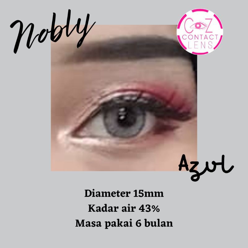 Jual Softlens Nobly Galaxy Azul Indonesia Shopee Indonesia