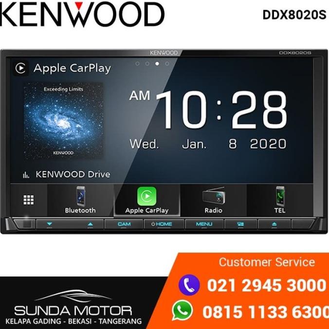 Kenwood Ddx8020S - Head Unit 2Din Mirroring - Car Play - Android Auto