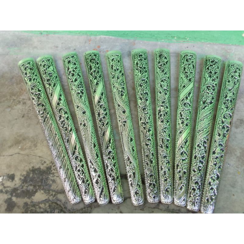 pendok solo motif lapis perak sangupan