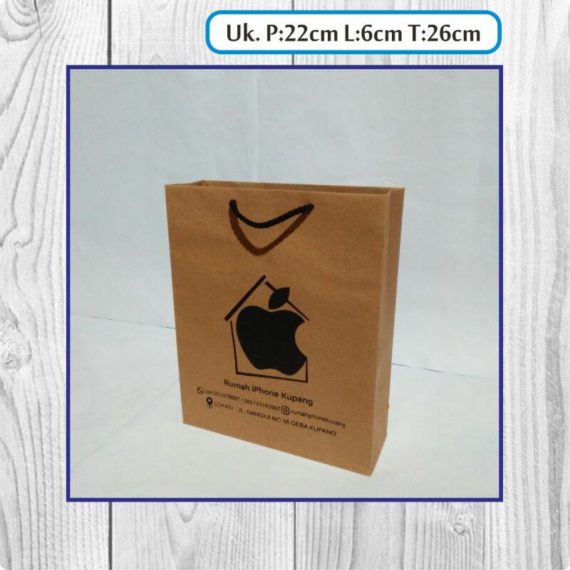 

tas kertas souvenir pernikahan hajatan paper bag custom murah