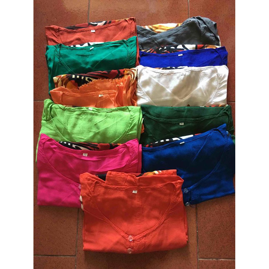 Baju Barong Bali Lengan Panjang - Putih