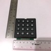 keypad timbul 4x4 warna hitam timbul ukuran 6.5 cm x 6.5 cm