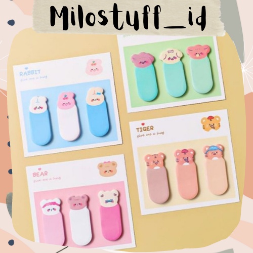 

[MILOSTUFF_ID] Sticky Notes Animal Memo Planner Untuk Jurnal DIY Scrapbook
