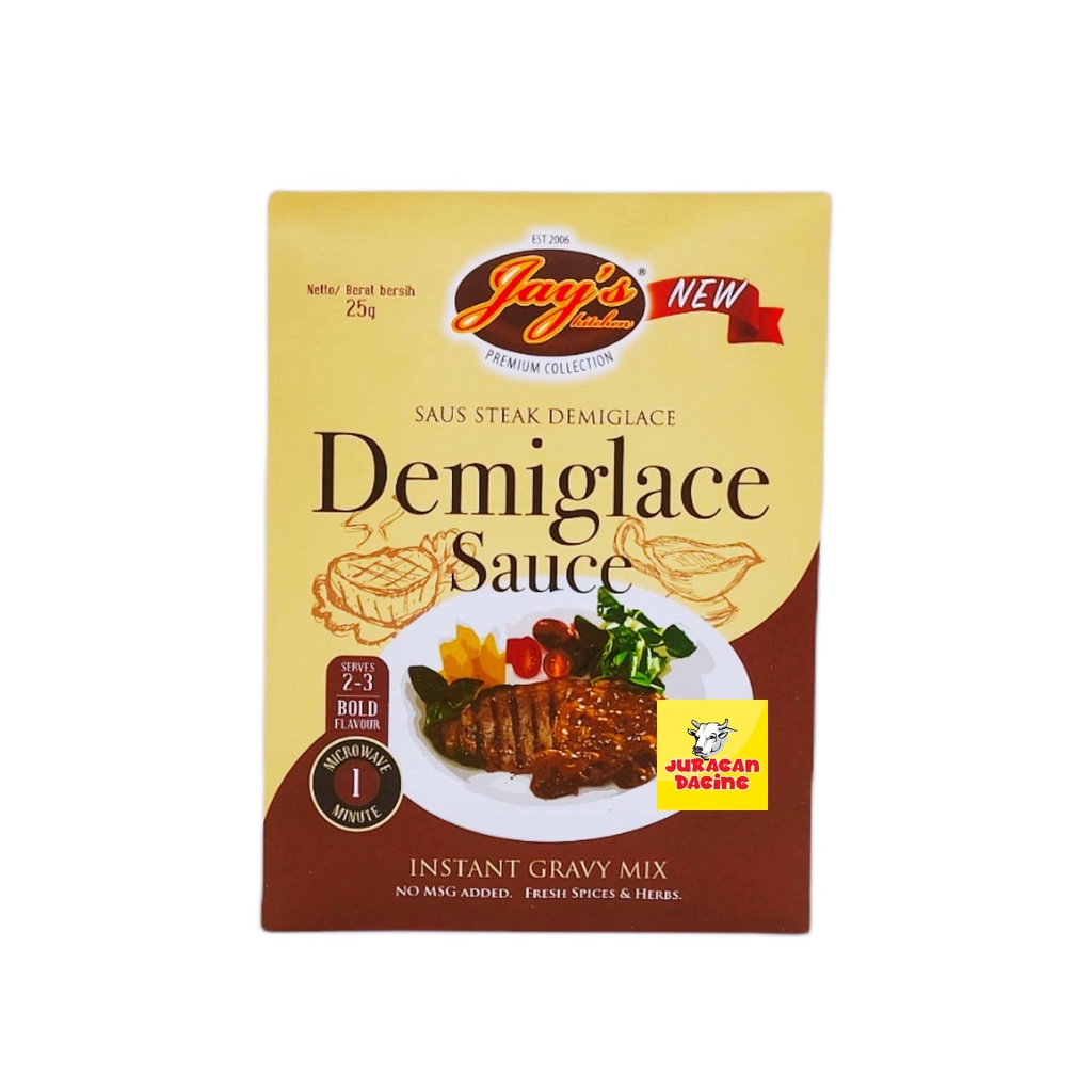 

Marinade Mix Jay's Grill Master - DEMIGLACE SAUCE - Harga Special !