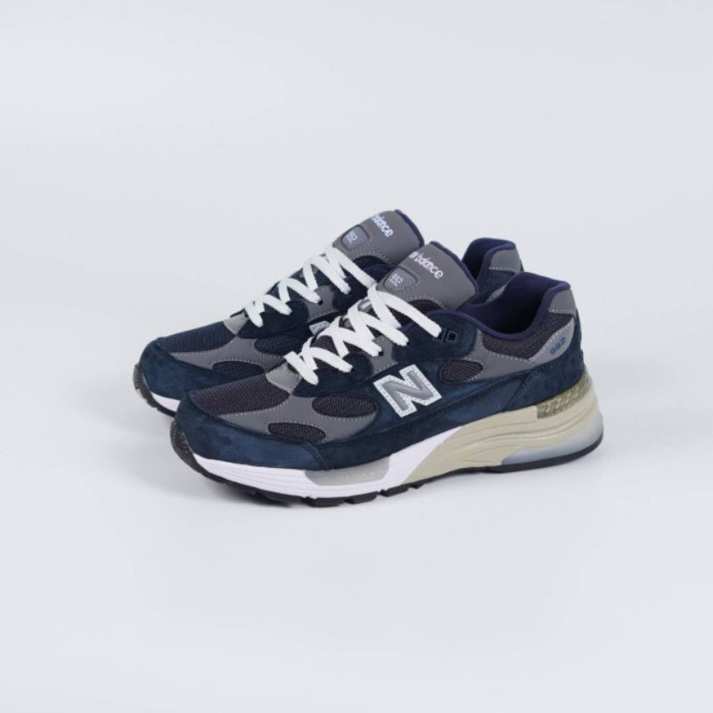 New Balance M992 Navy Grey White