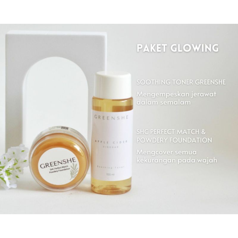 PAKET GLOWING GREENSHE