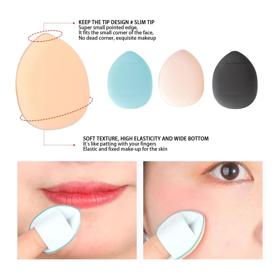 Spons Puff Mini Bentuk Tetesan Air Untuk Concealer / Foundation / Bb Cream F813