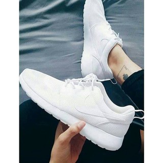 NEW Sepatu  Nike  Rosherun Full White Putih Untuk  Pria 