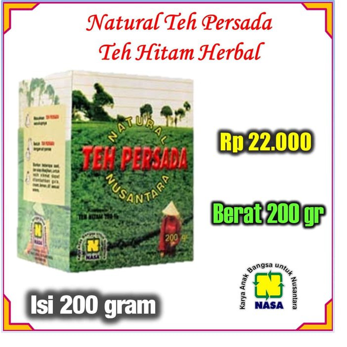 

NATURAL TEH PERSADA TEH HITAM HERBAL ORIGINAL NASA