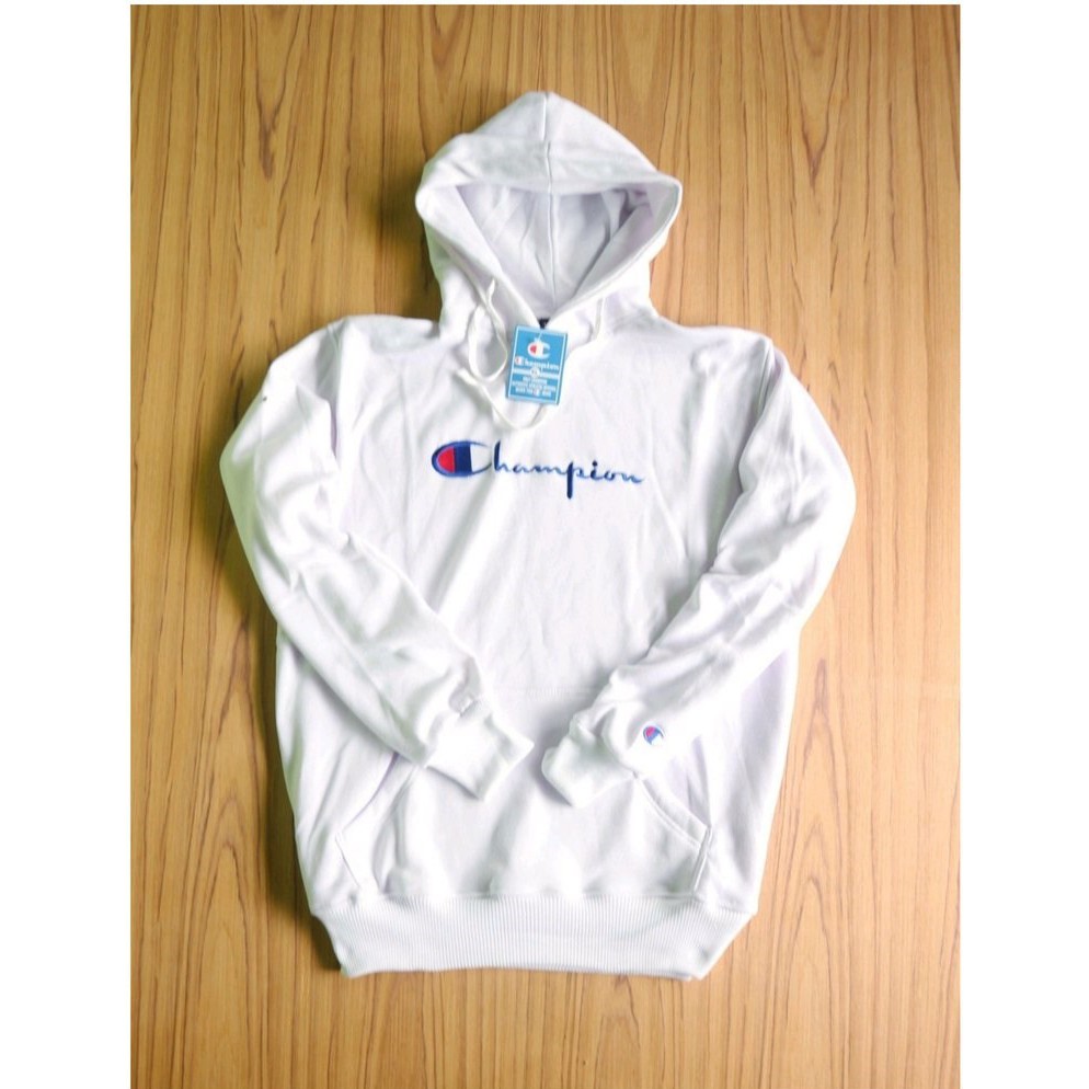 Hoodie Sweater Champion bordir pria/wanita