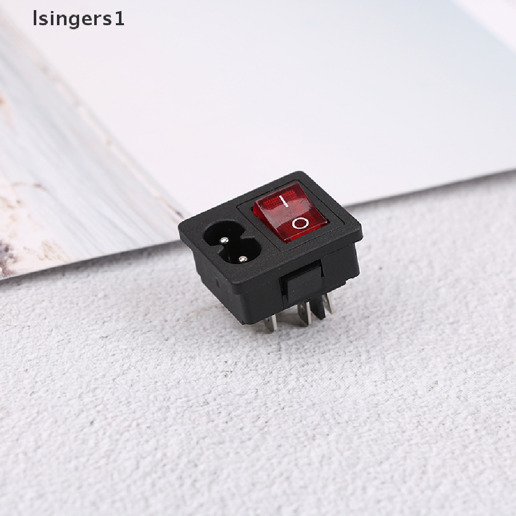 (lsingers1) Saklar rocker switch ON-OFF 250V 10A Untuk Lampu