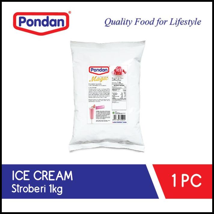 

Pondan Ice Cream Strawberry (Bulky)