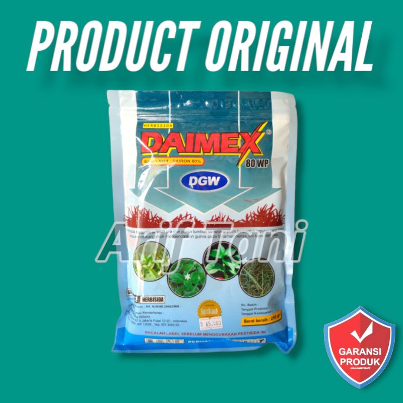 DAIMEX 80 WP HERBISIDA RUMPUT LULANGAN, RUMPUT SINGKONG, TEBU, NANAS